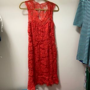 Monique Lhuillier lace dress size 4